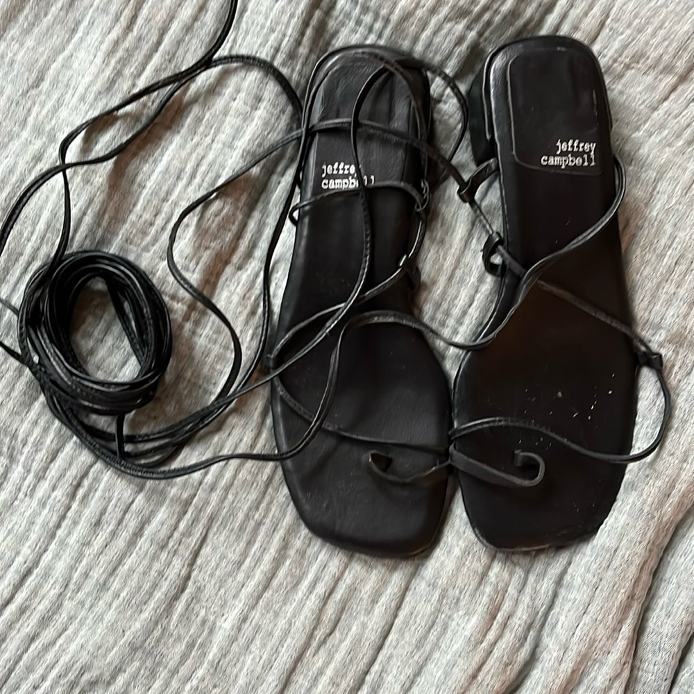 Jeffrey Campbell Tie Up Wrap Sandals
